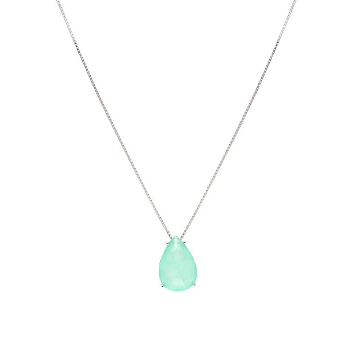 Bright Colombian Emerald Fusion with Pearl - Scapular Necklace